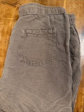 Nicole Miller Elastic Waist Pants in Taupe